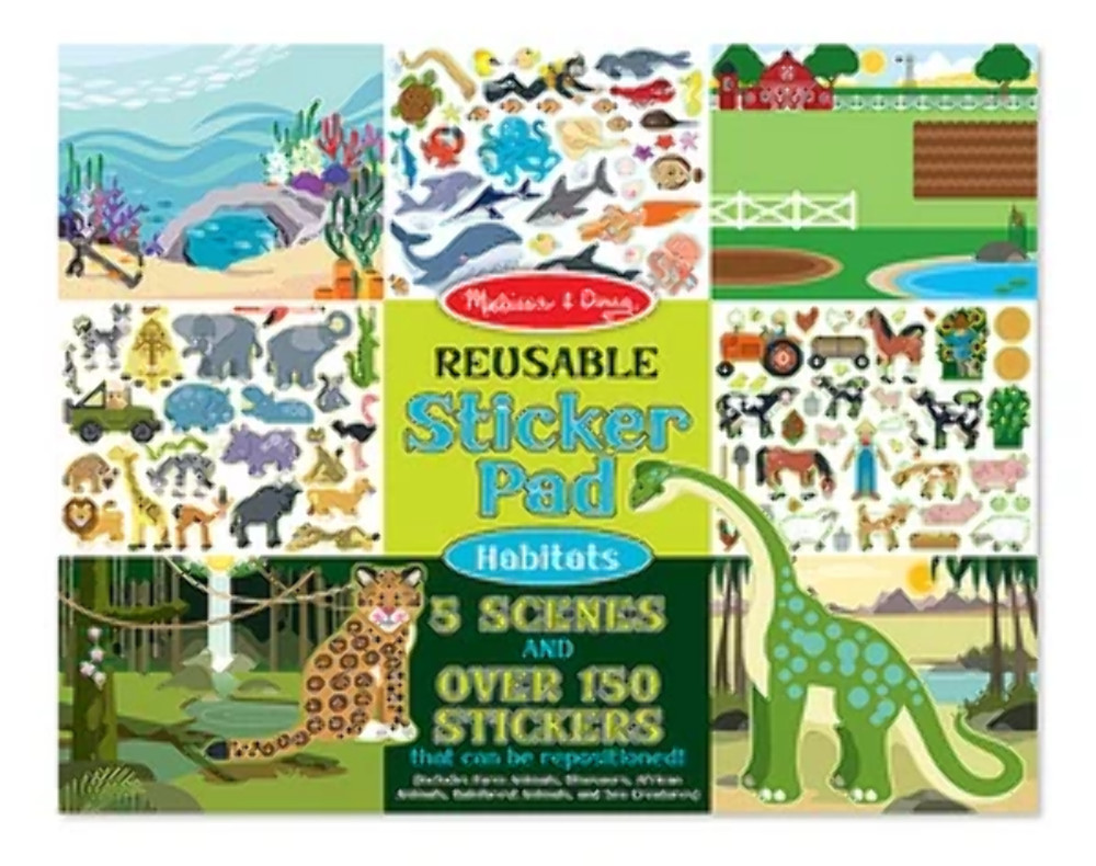 Habitats Reusable Sticker Pad