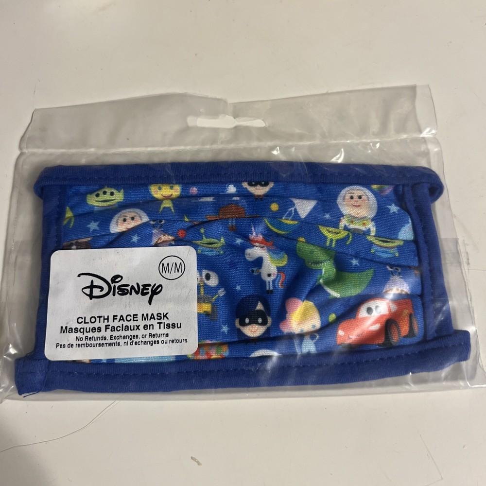 Disney Parks Pixar Characters Cloth Mask New medium ￼