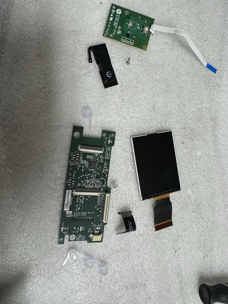 OEM internal digital display module and power button for HP Envy Photo 7858