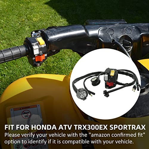 for Honda 300EX TRX300EX Handlebar Start Switch Button Control Kill Stop