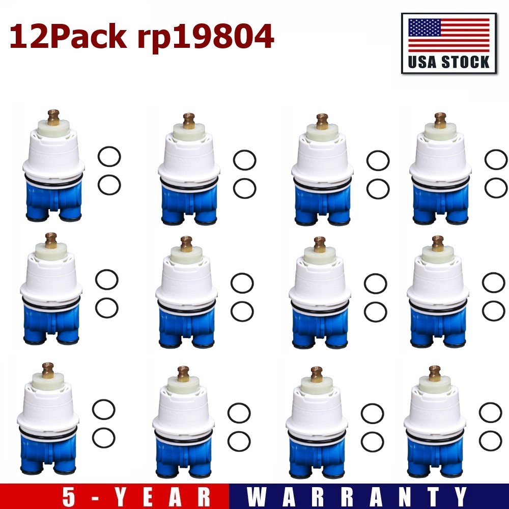 12 Packs Replacement For RP19804 Shower Cartridge For Faucets 1300/1400