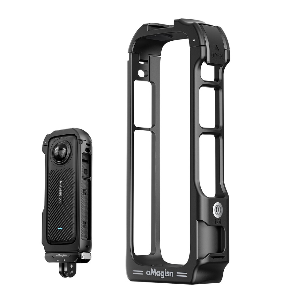 For Insta360 X4 Camera Quick Release Rabbit Cage Protection Frame Accessories
