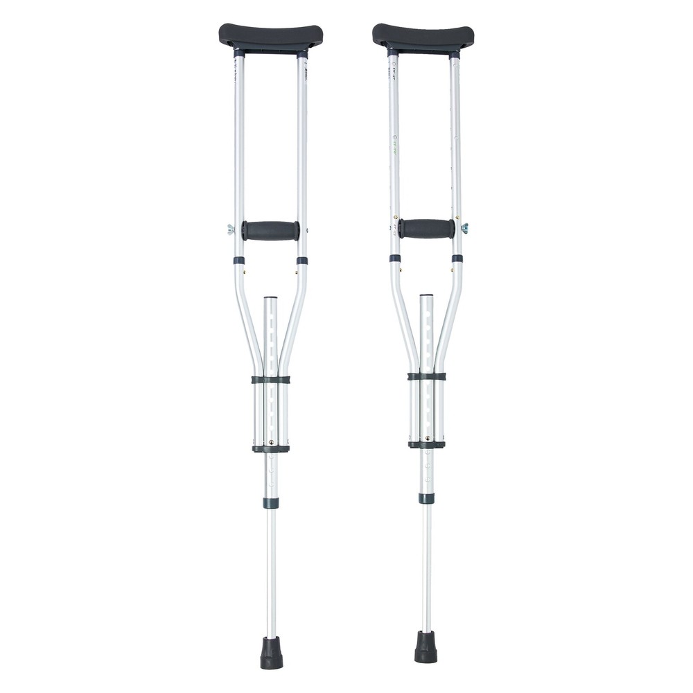 Universal Crutches Medical Walking Aid Stick Adjustable Adults Elderly