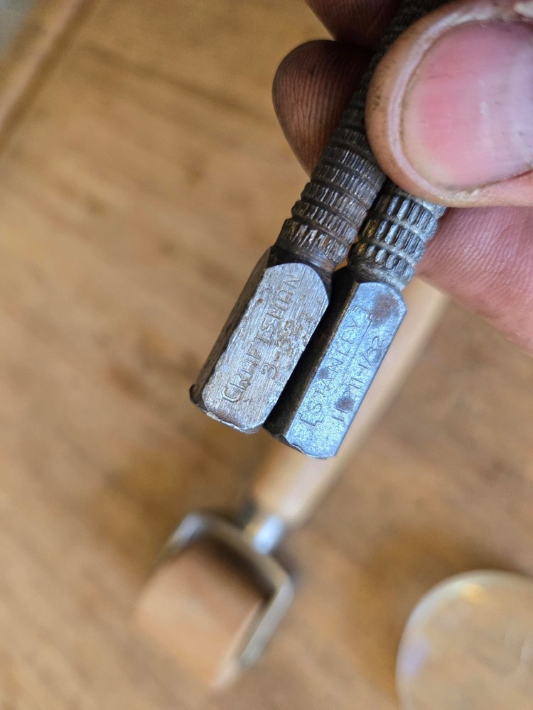 Vintage Small Tool- Punches- Roller + Magnifying Lens - Tool lot