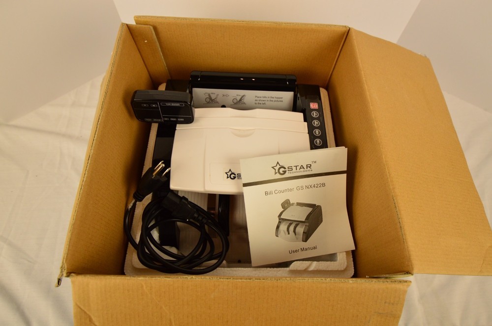 G-Star Technologies Bill Counter GS NZ-422B Tested WORKING