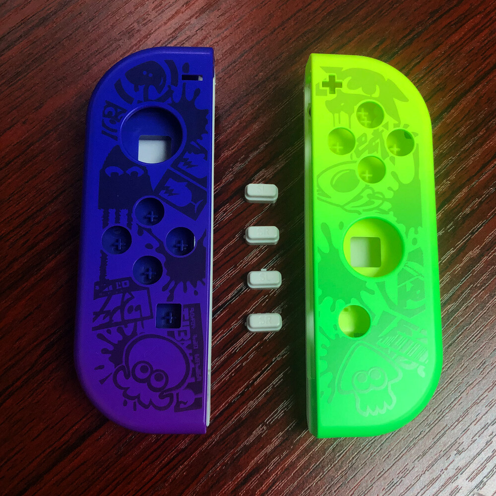 For Nintendo Switch Joy-Con Replacement Shell for Splatoon3 Limited Edition Case