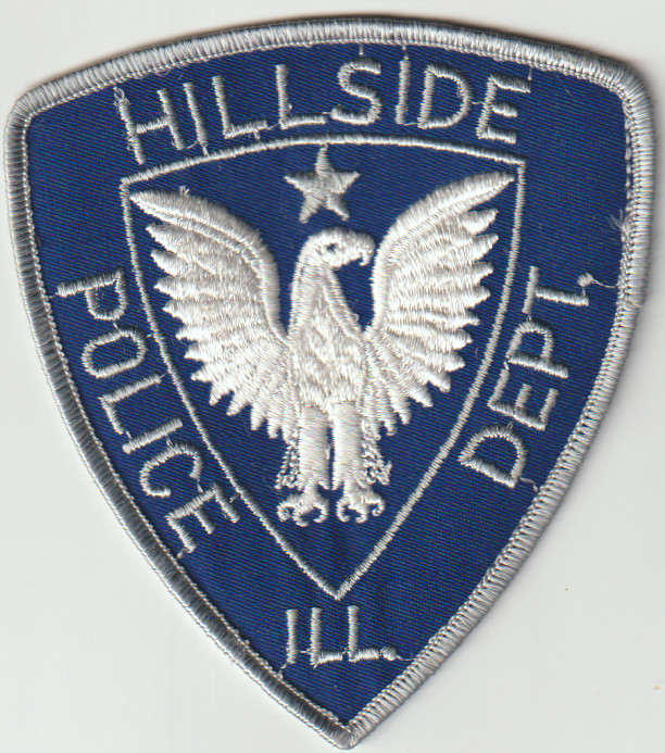 Hillside IL PD non shield shape patch