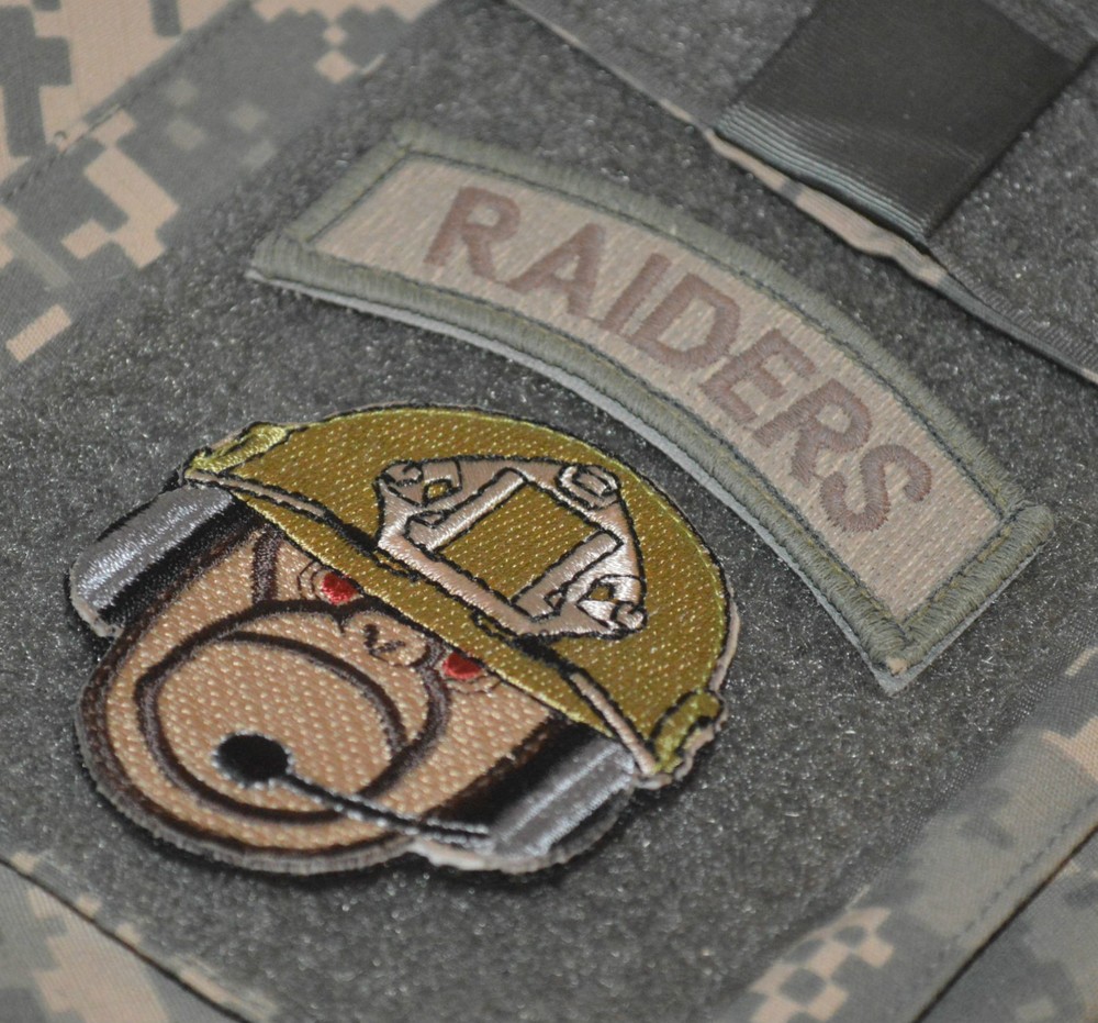 DAESH WHACKER USMC FORCE RECON SET: Terminator 2" SKULL + BIBLE CODE 2COR4:6 TAB