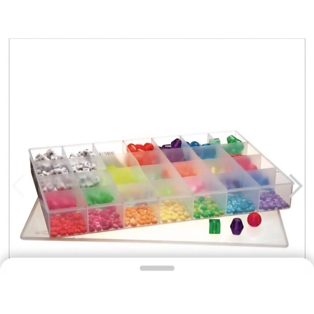 Really good stuff 28 Compartment Plastic Storage Case Bead Craft Organizer