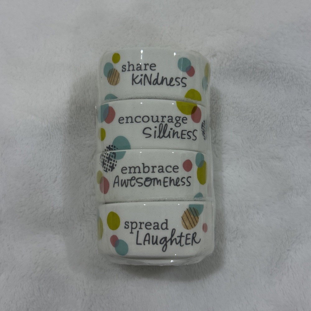 Hallmark Tealight Holders Set Of 4 Ceramic