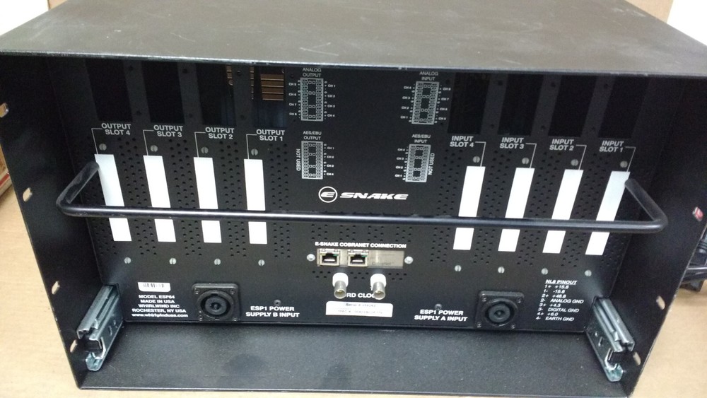 Whirlwind E Snake digital, E Snake ESF64 , frame , I/O cards not included