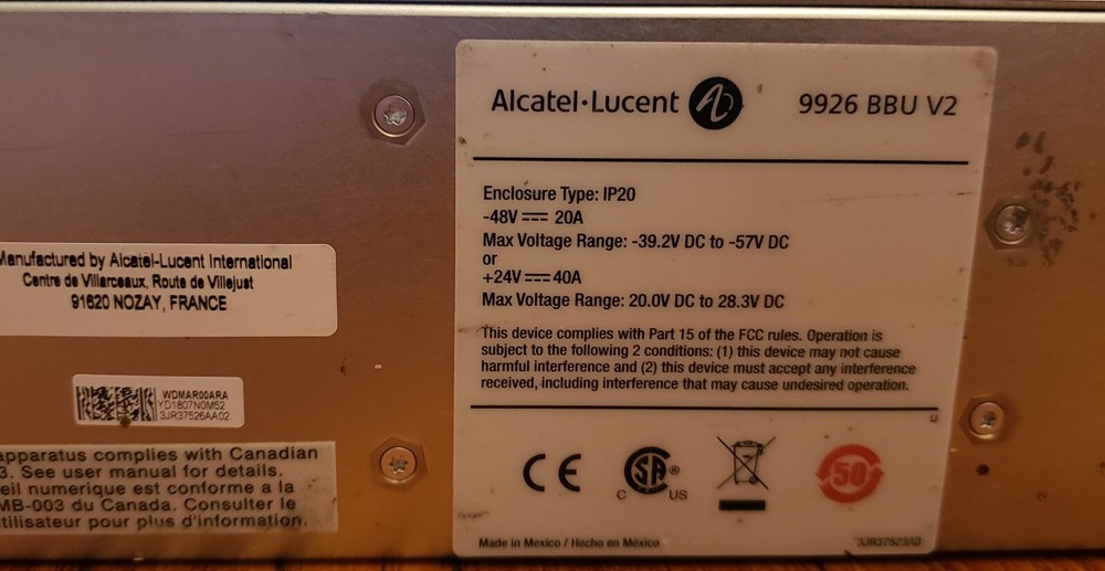 Alcatel-Lucent 9926 BBU V2