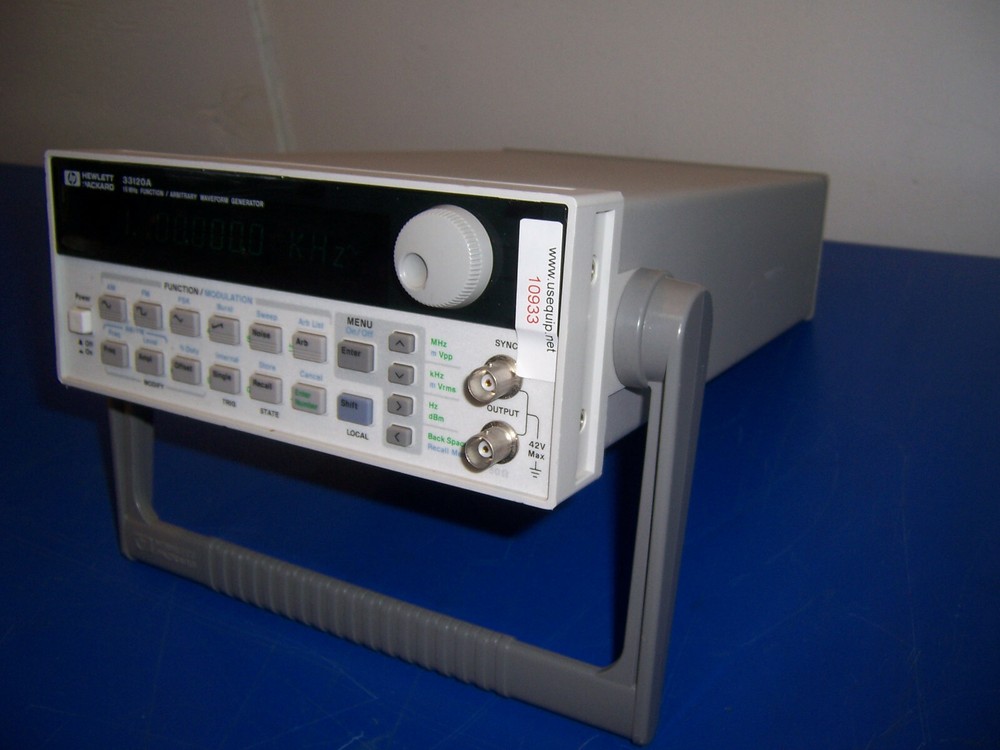 10933 HP 33120A 15 mhz function / arbitrary waveform generator