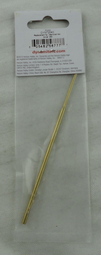 Dynamite .050 Hex Driver Wrench Replacement Tip DYNT2040