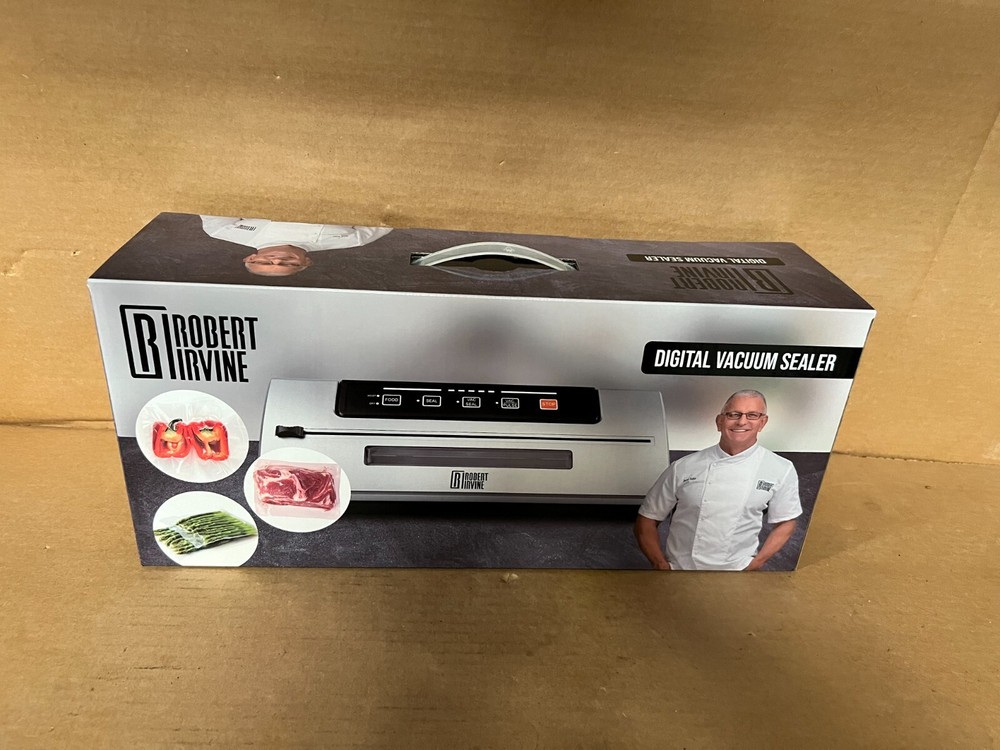 Robert Irvine Kitchen Digital Vacuum Sealer Model CRKA-DVSWB-5