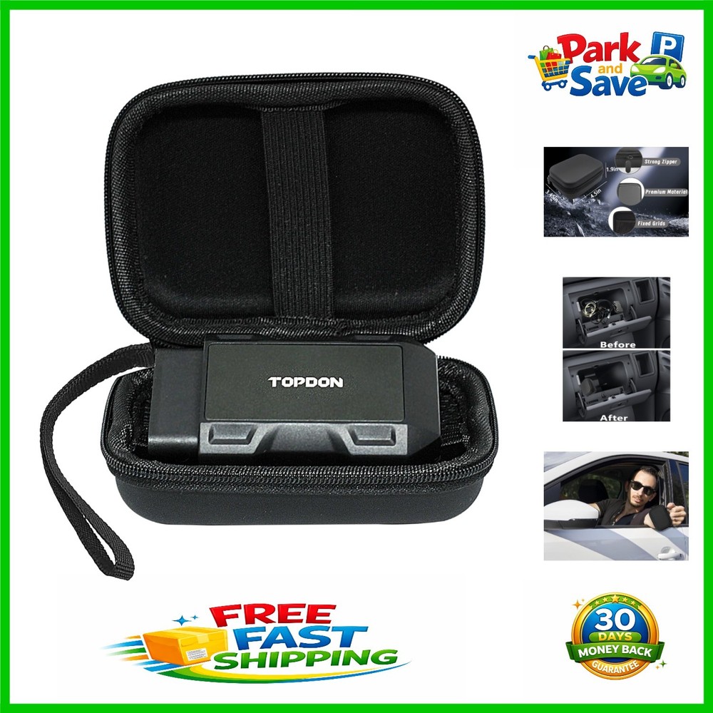 Topdon Bluetooth Scanner Case - Protective Tool Bag for TopScan/Xtool Devices