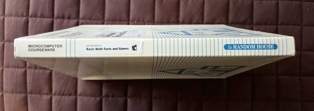 TRS-80 Random House Basic Math Fun & Games Courseware with disk