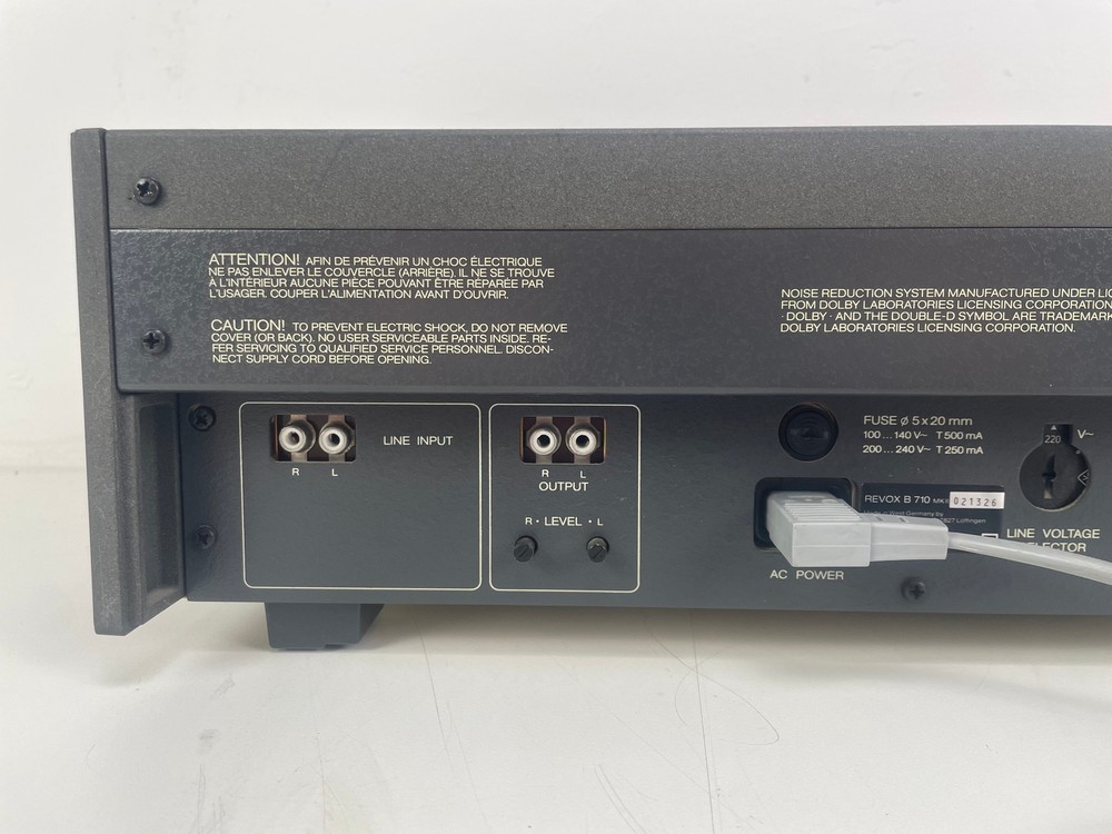 Revox - B710 MK2 - Cassette Deck