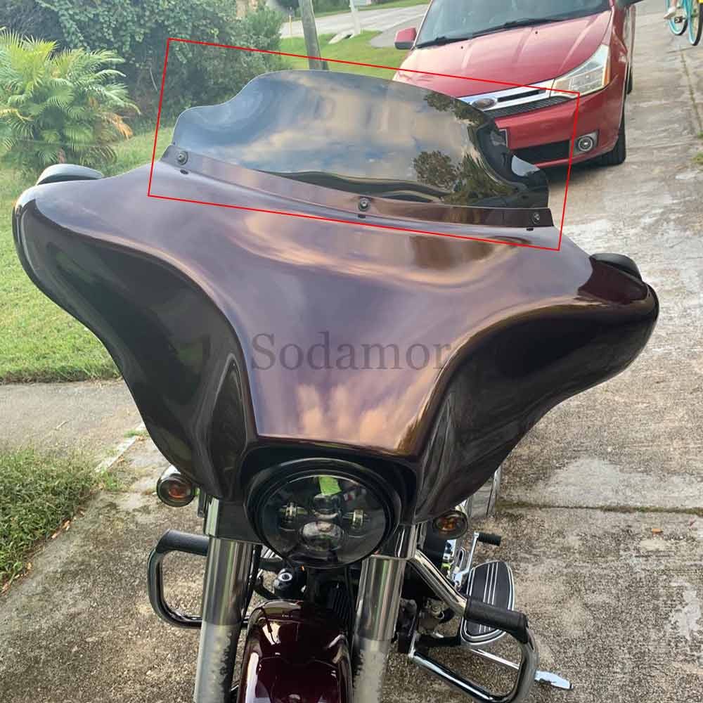 For Harley Touring Electra Glide FLHTC 1996-2013 6" Wave Windscreen Windshield