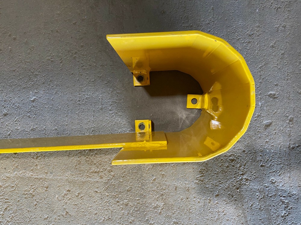 Pallet Rack 48" Yellow Double Sided End Aisle Guard
