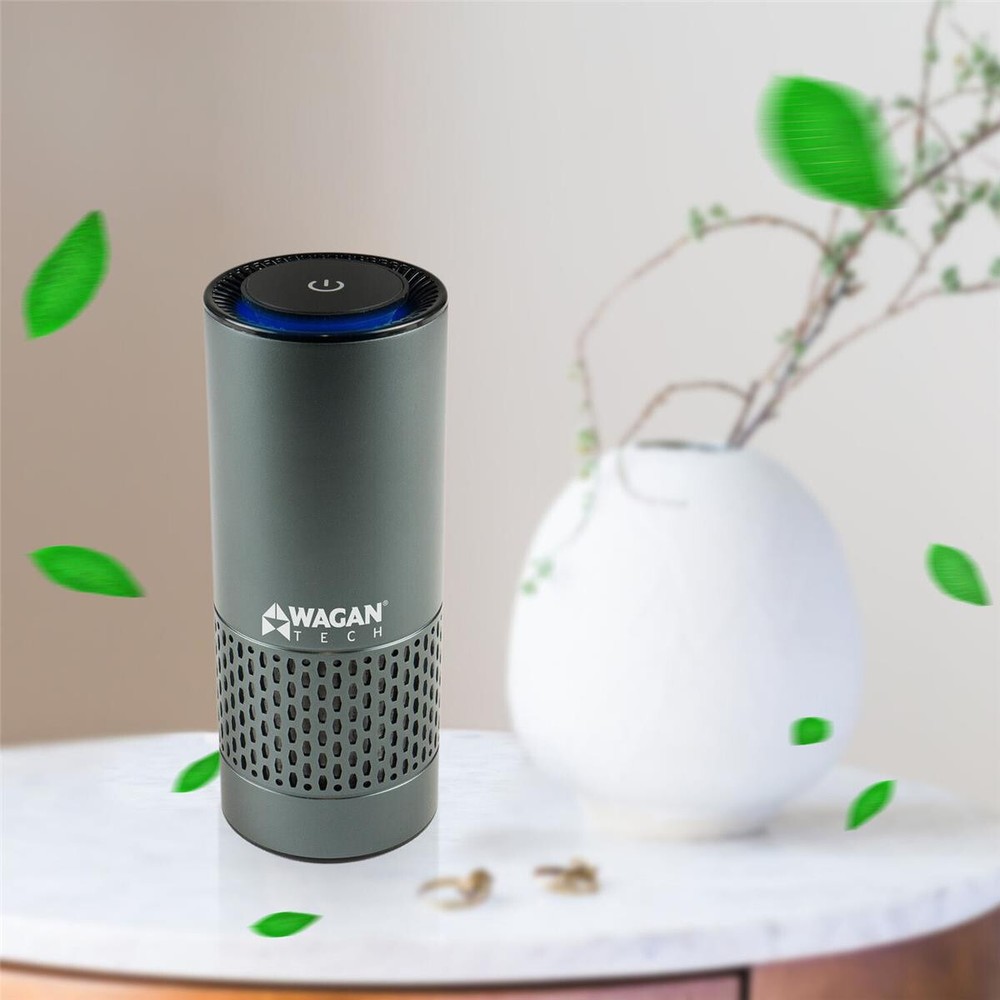Wagan Tech Deluxe USB Air Purifier, Black (EL2871)