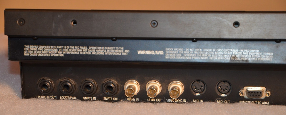 Alesis ADAT BRC Master Remote Control Panel / Powers Up