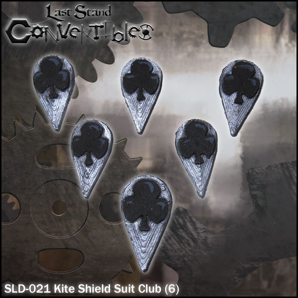 LAST STAND CONVERTIBLES BITS SHIELDS - KITE SHIELD SUIT CLUB (6)