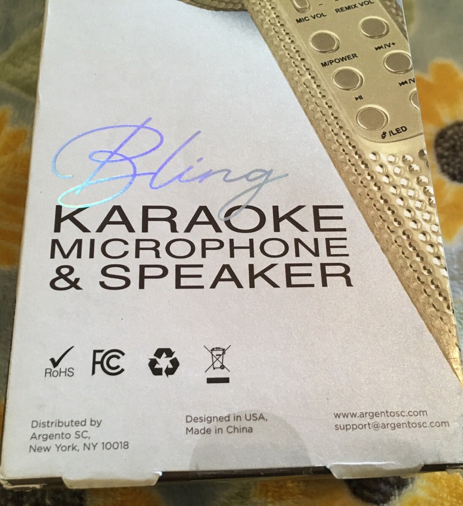 MVMT Bling Karaoke Microphone & Speaker Bluetooth Wireless