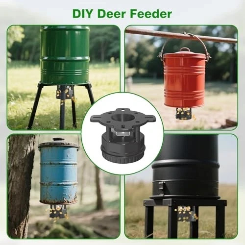Deer Feeder Kit,Motor and Timer Kit with Programable Digital Timer,Up to 4