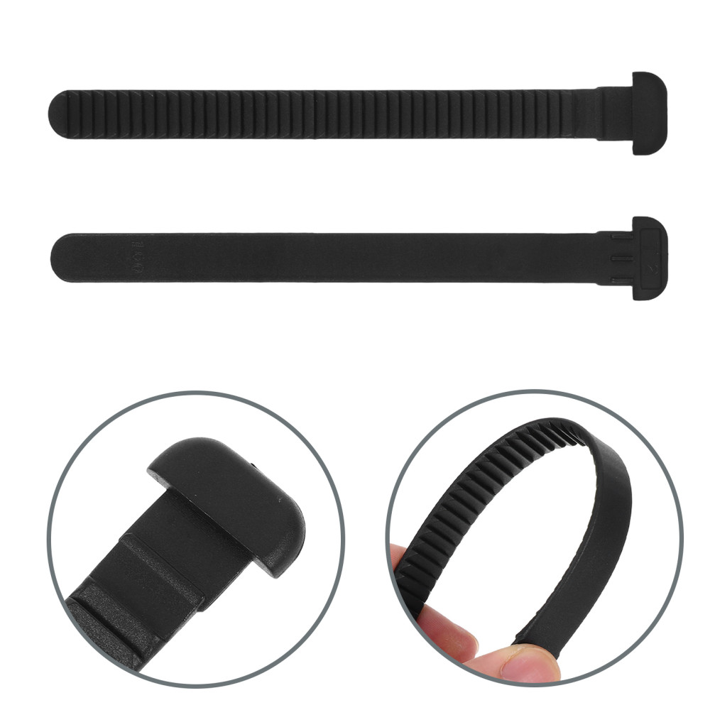 8 Pcs Strap for Cuff Buckle Replacement Instep Skates Black Support