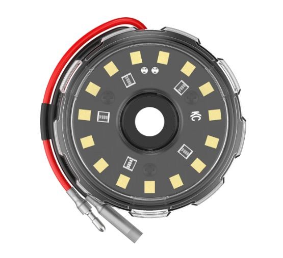 KC HiLites 1358 Cyclone V2 LED - Single Light - Clear Lens - 5W Flood Beam