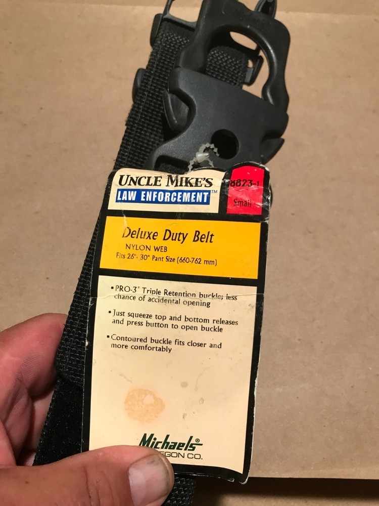 Uncle Mike's 2" Deluxe Nylon Duty Belt Size Small