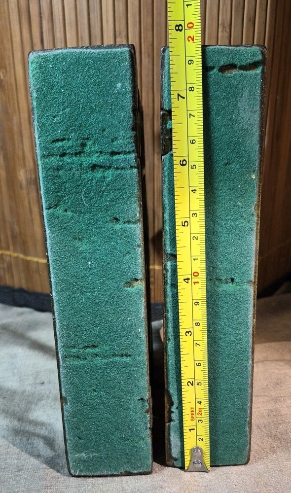 Vintage Cast Iron JUDD CO Gate Bell Statue Bookends