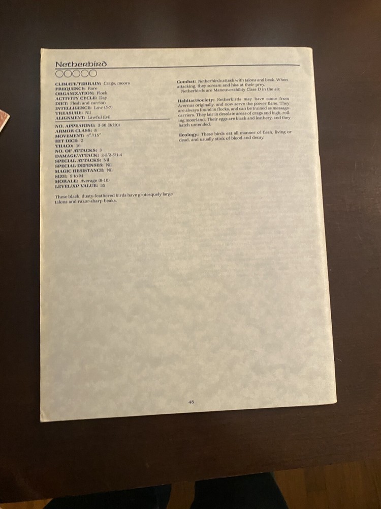 AD&D TSR Adventure Module “Shadowdale”