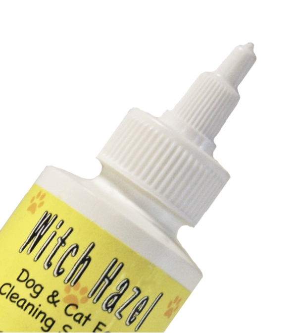 Witch Hazel Dog & Cat Ear Cleaning Solution Infection Treatment, 4oz