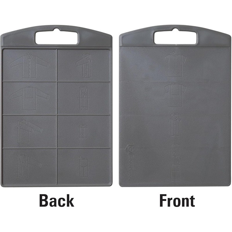 Shirt Folding Tool Uniformly Fold Clothes Space Saving Easy Glide Handle New