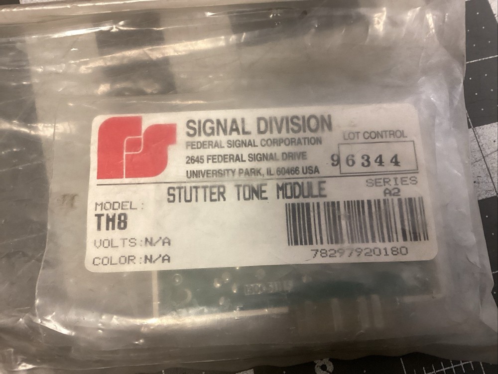 FEDERAL SIGNAL STUTTER TONE MODULE (LPW56D)