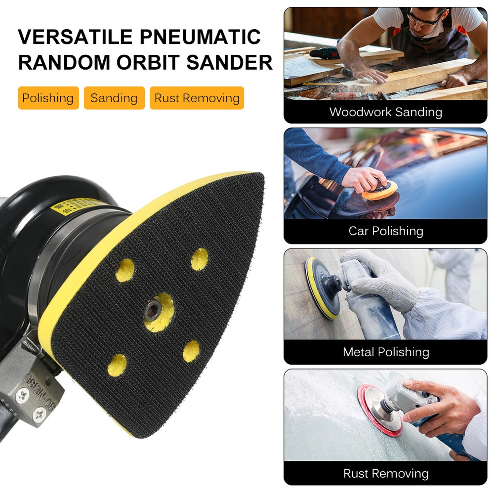 Pneumatic Random Orbit Sander Sander Polisher Small Triangular W3A8