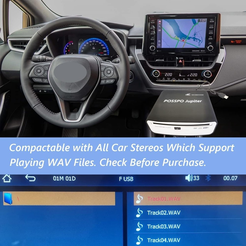 Usb Cd Player For Car Plug Play Aux Decoder External Dvd Player Jupiter