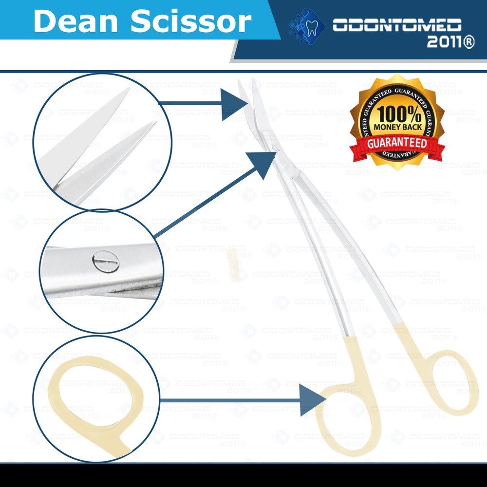 Tc Dean Scissors 6.75'' Surgical Dental Instruments Supply