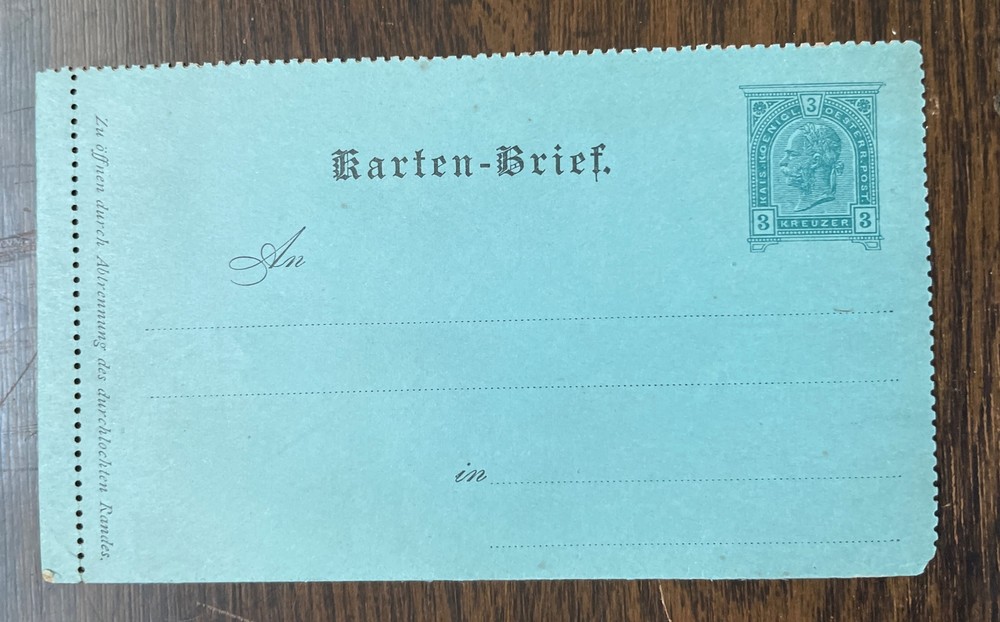 Austria Postal Letter MNH