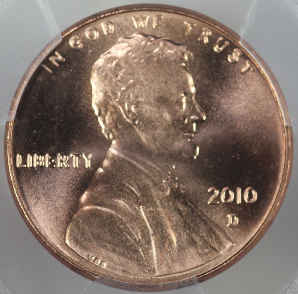 2010-D PCGS MS67RD Lincoln Cent 53980968