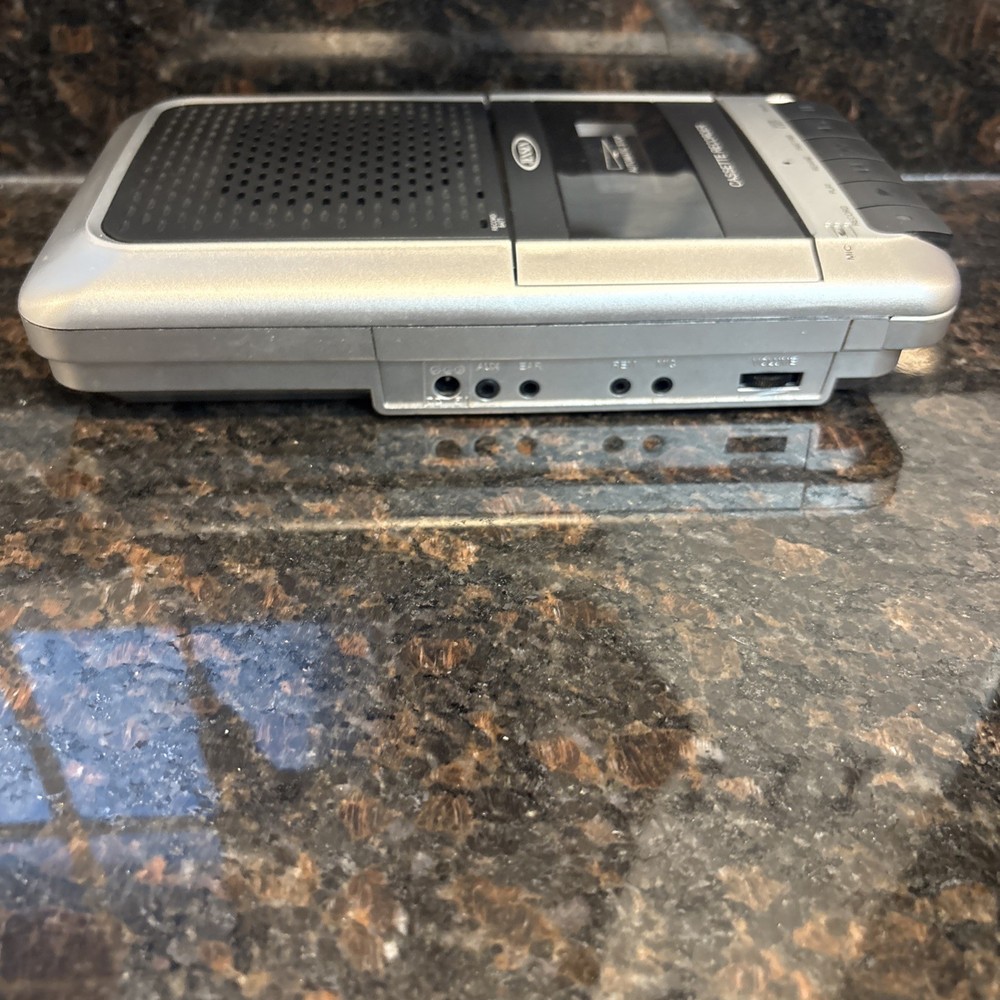 Jensen MCR-100 Cassette Player & Recorder (Only) - Silver/Black Tested And Works