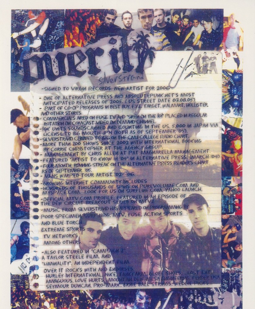 over it  step outside yourself  press kit. 2006