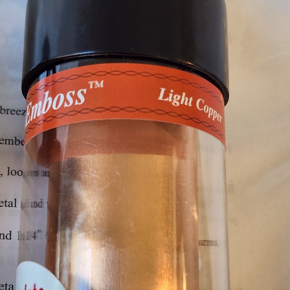 Bundle ArtEmboss Craft Medium Copper Embossin Kit 9.25 x 12 Metal Tool Pattern