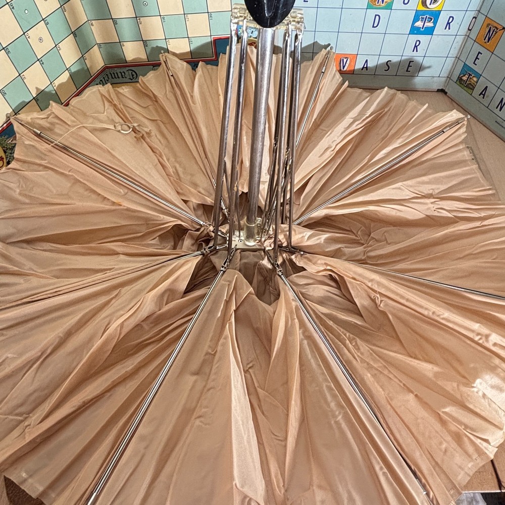 Vintage KNIRPS Folding Umbrella With Leather Case
