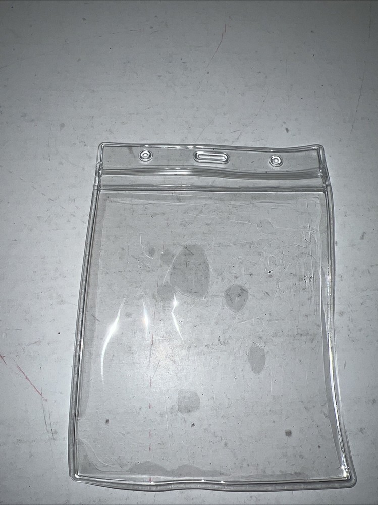 5PCS Clear Card Protector 4×3 , Waterproof