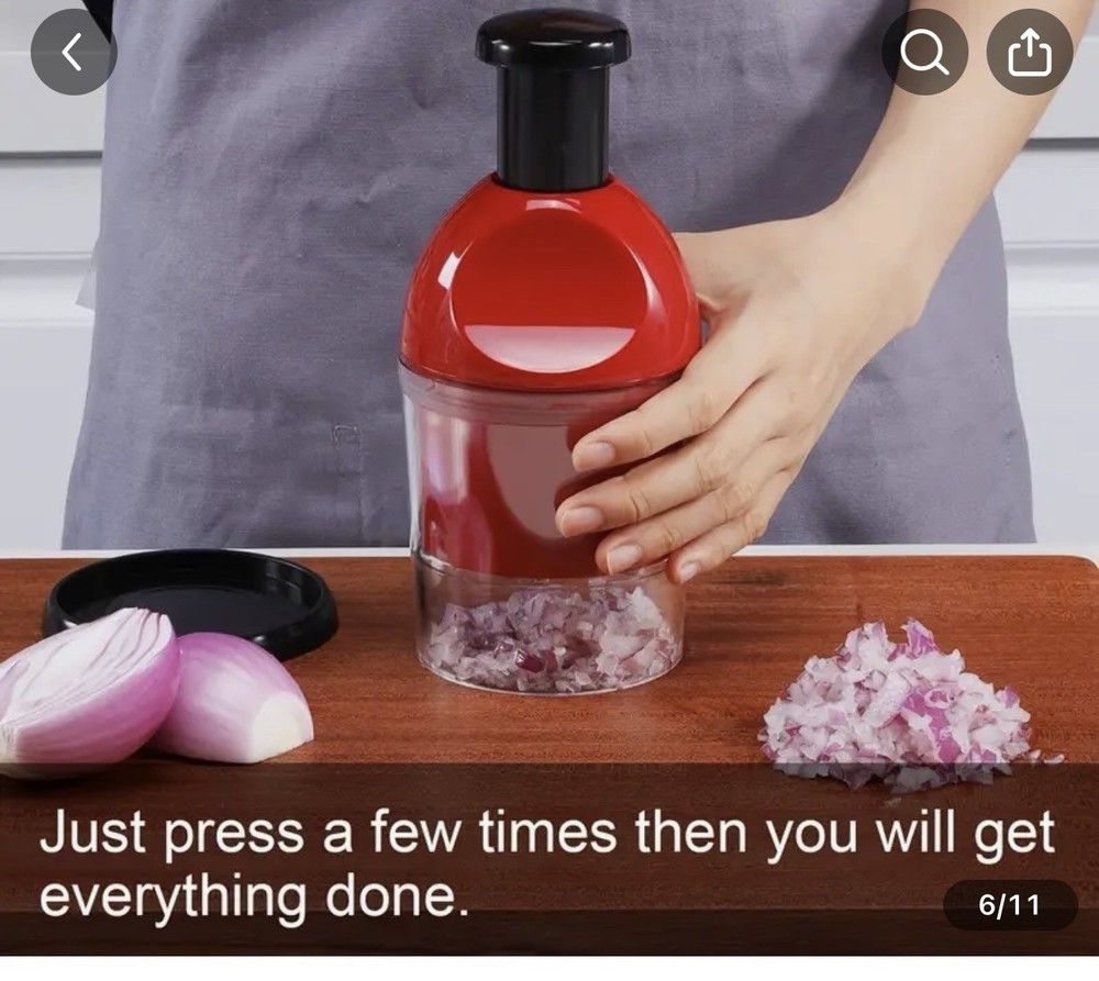 Red Food Chopper