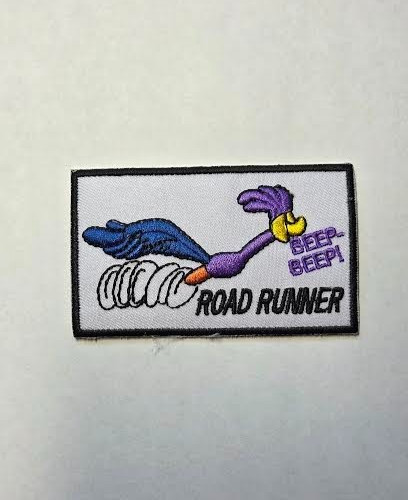 Road Runner (Beep Beep) (iron on embroidered patch)