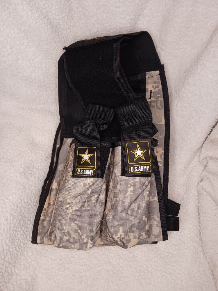 Paintball Ammo Pack Utility Belt 5 Compartment Digital Camo Army Adjustable